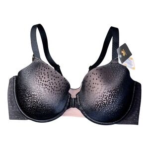 Wacoal Womens Size 40DD Black‎ Padded Underwire Front Fastening Bra NWT